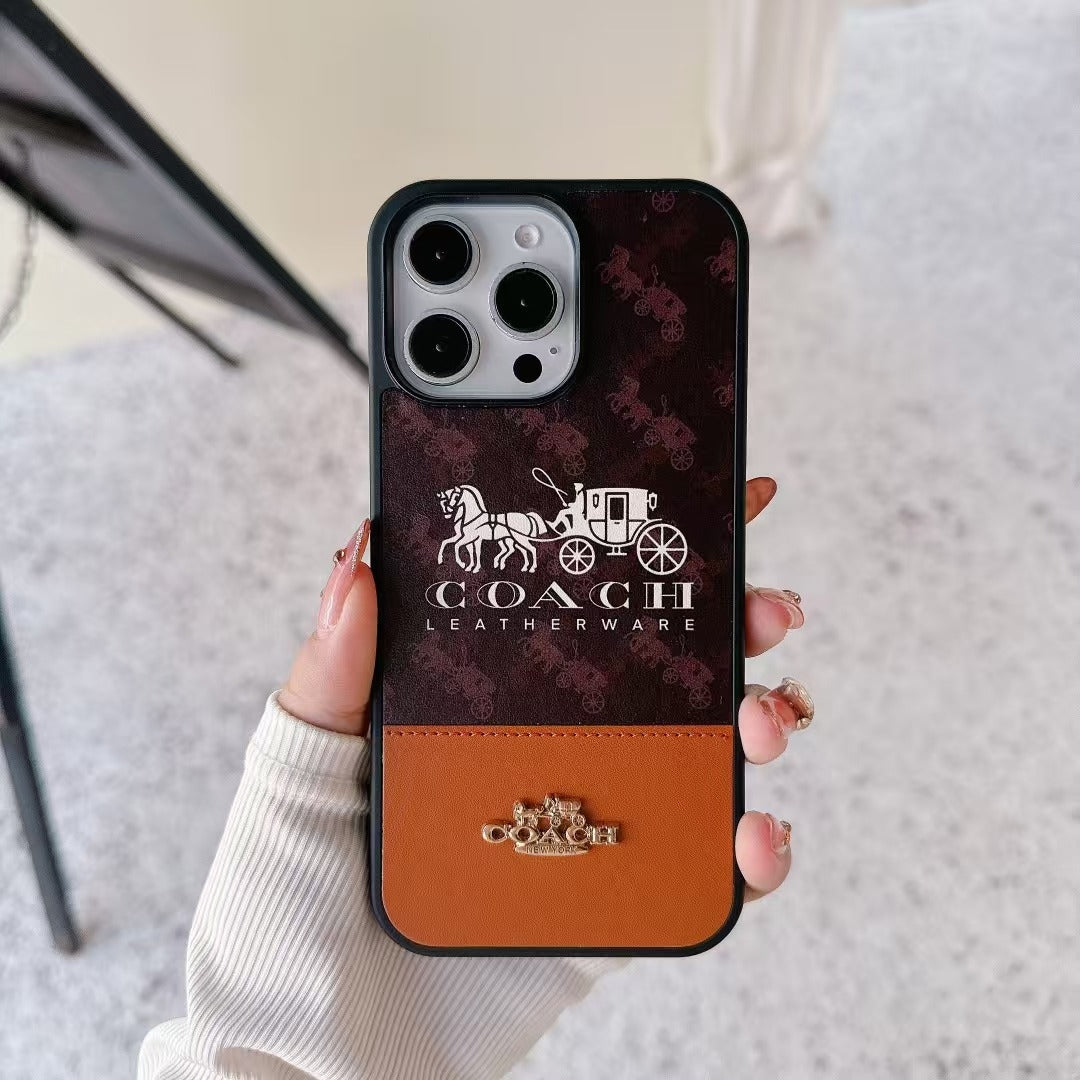 Color Block Print iPhone Case For iPhone 14-17 Pro Max