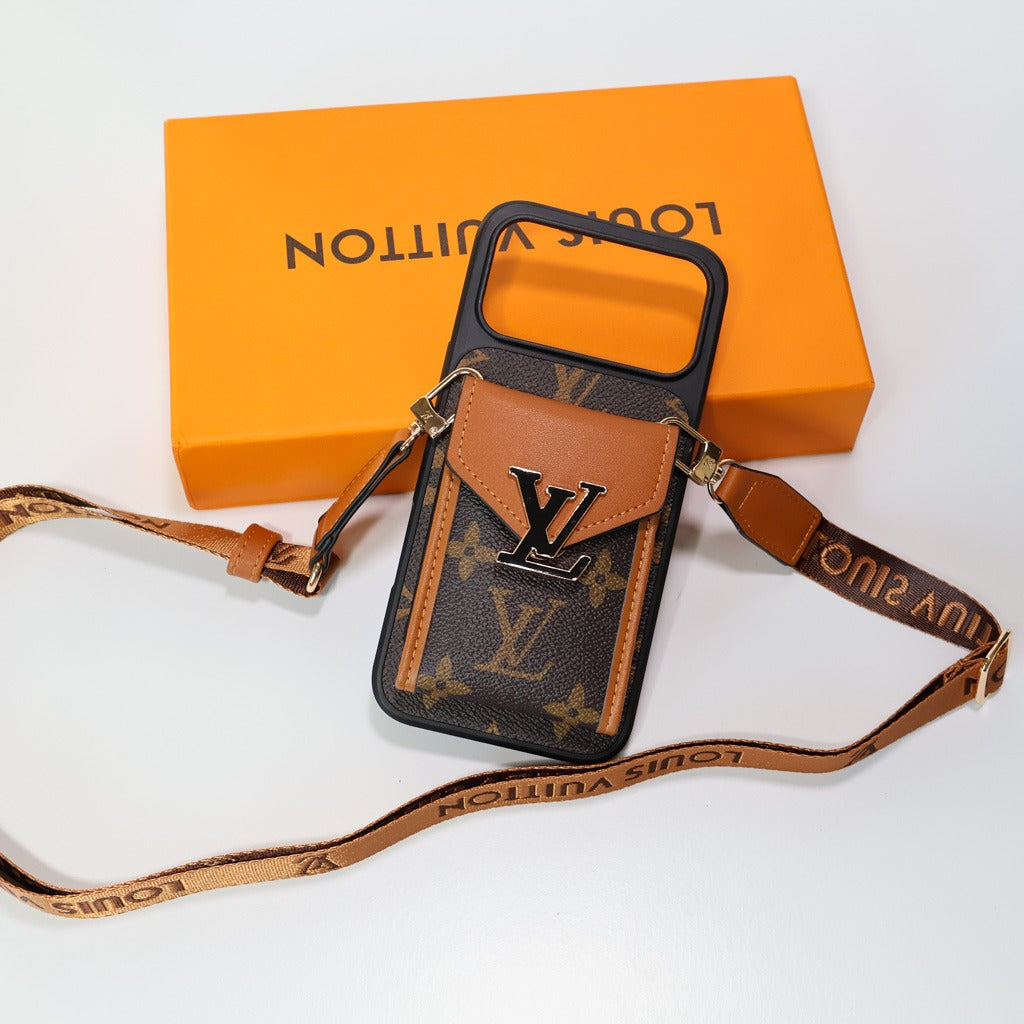 Crossbody iPhone Case With Card Holder For iPhone 14-17 Pro Max