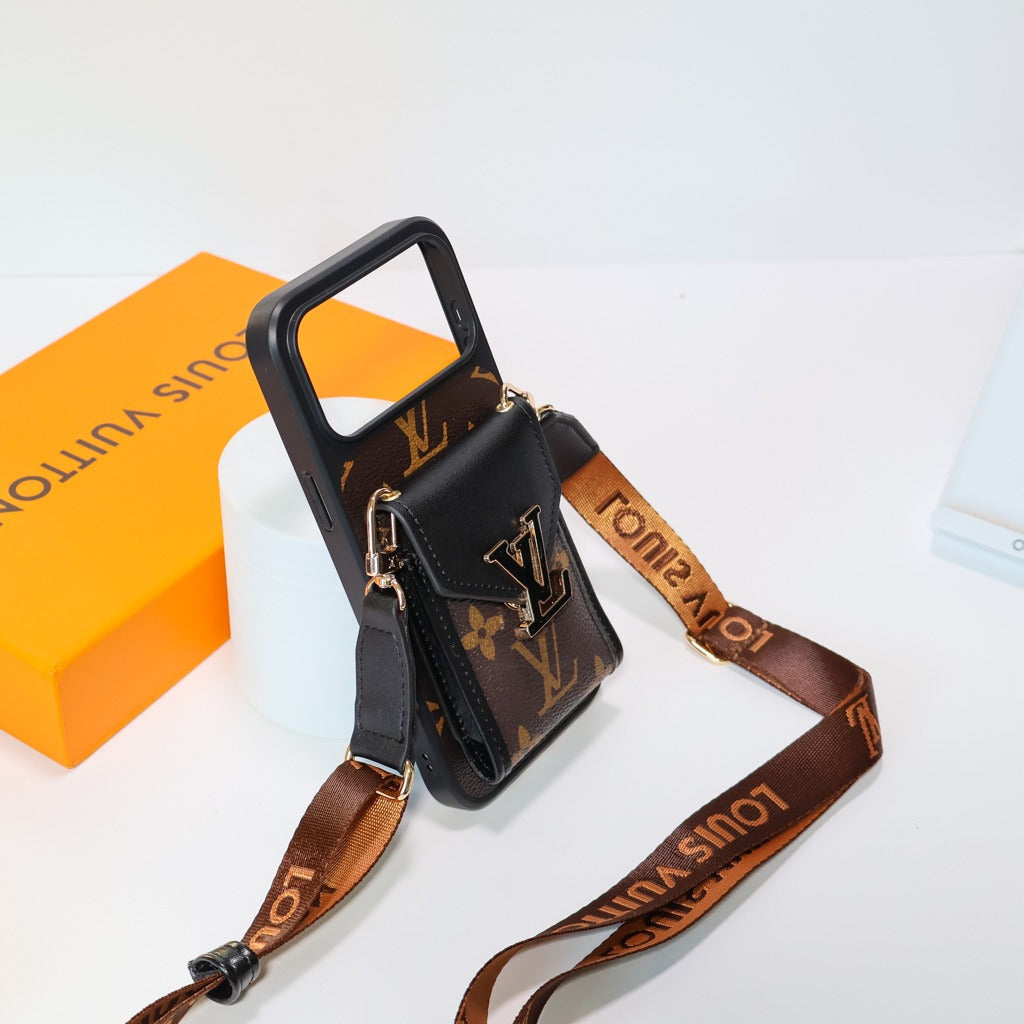Crossbody iPhone Case With Card Holder For iPhone 14-17 Pro Max