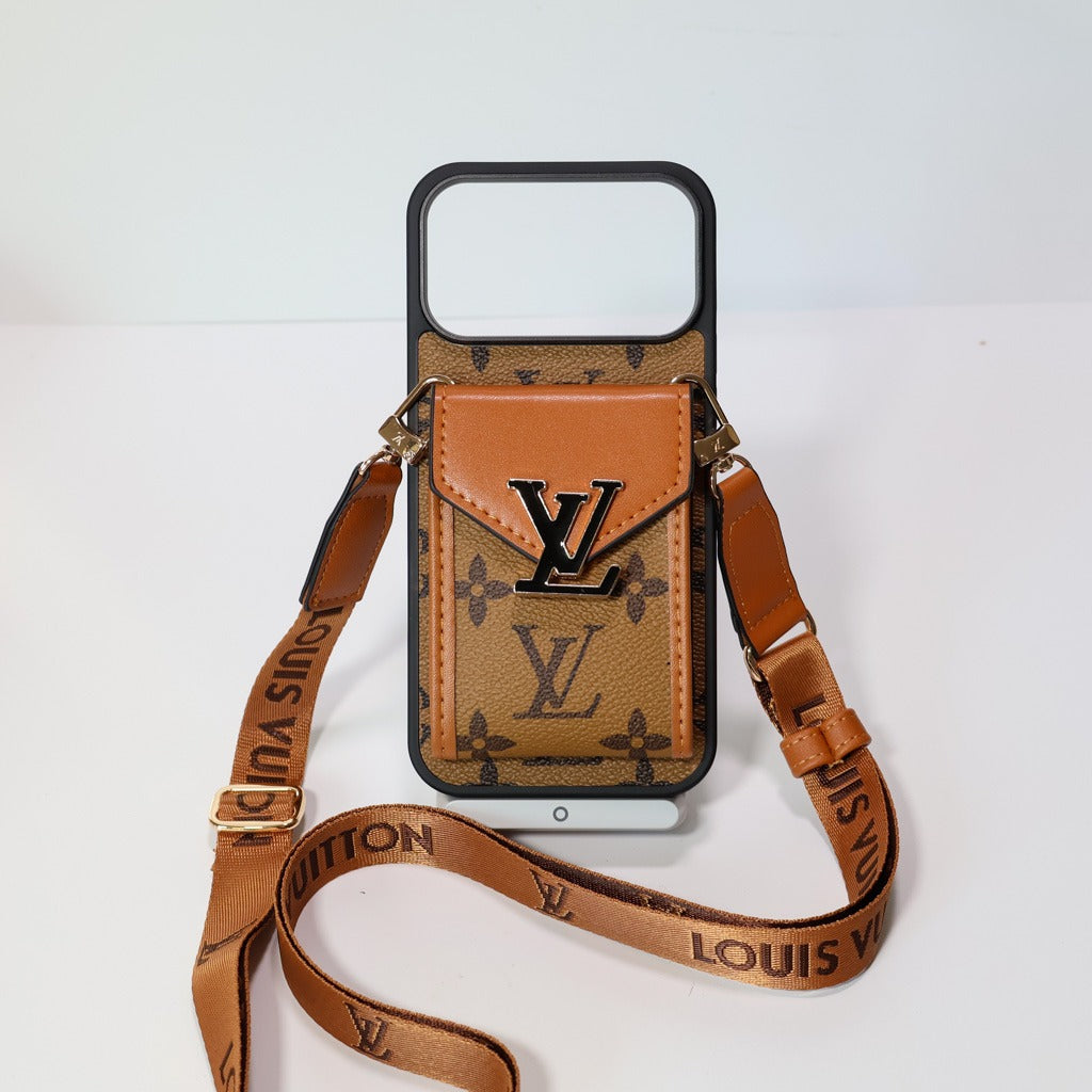 Crossbody iPhone Case With Card Holder For iPhone 14-17 Pro Max