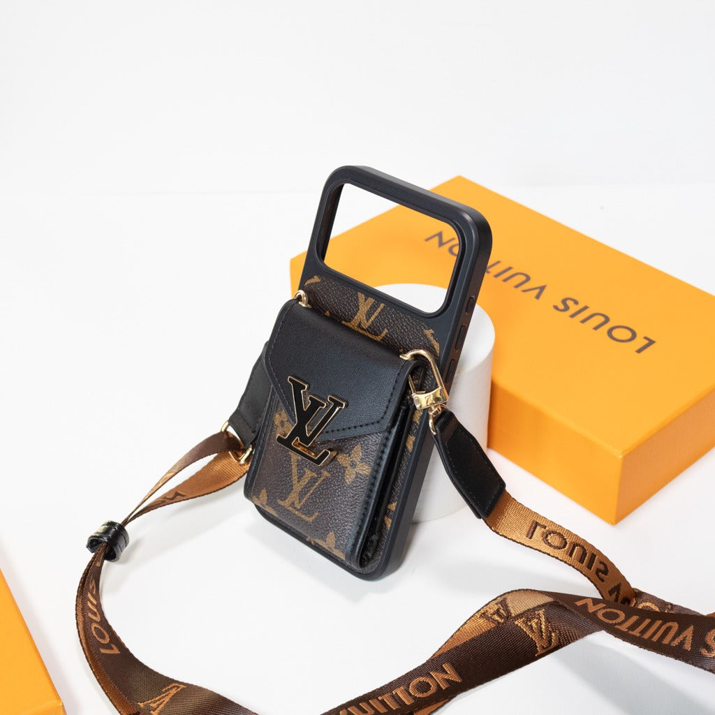 Crossbody iPhone Case With Card Holder For iPhone 14-17 Pro Max