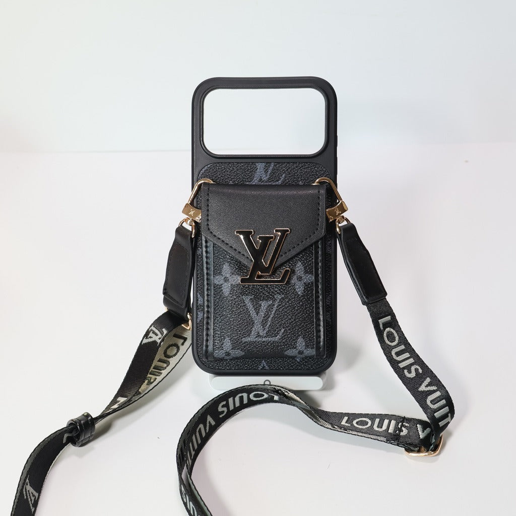 Crossbody iPhone Case With Card Holder For iPhone 14-17 Pro Max