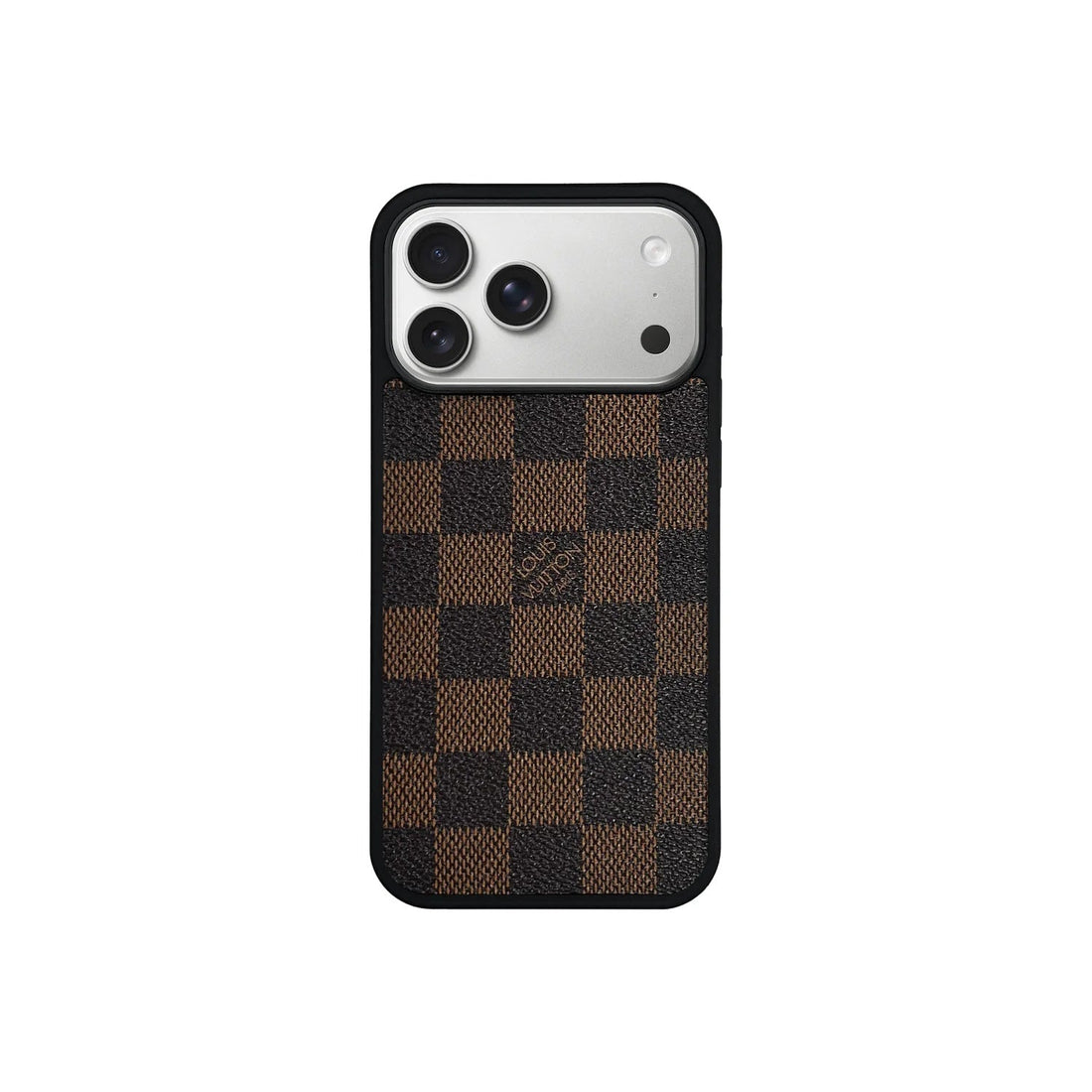 Classic Brown Checkered Full Coverage Case For iPhone 14-17 Pro Max