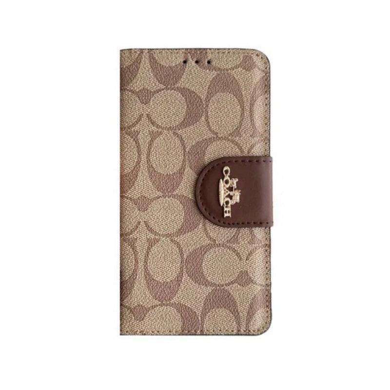 Leather Flip iPhone Case With Card Holder For iPhone 14-17 Pro Max