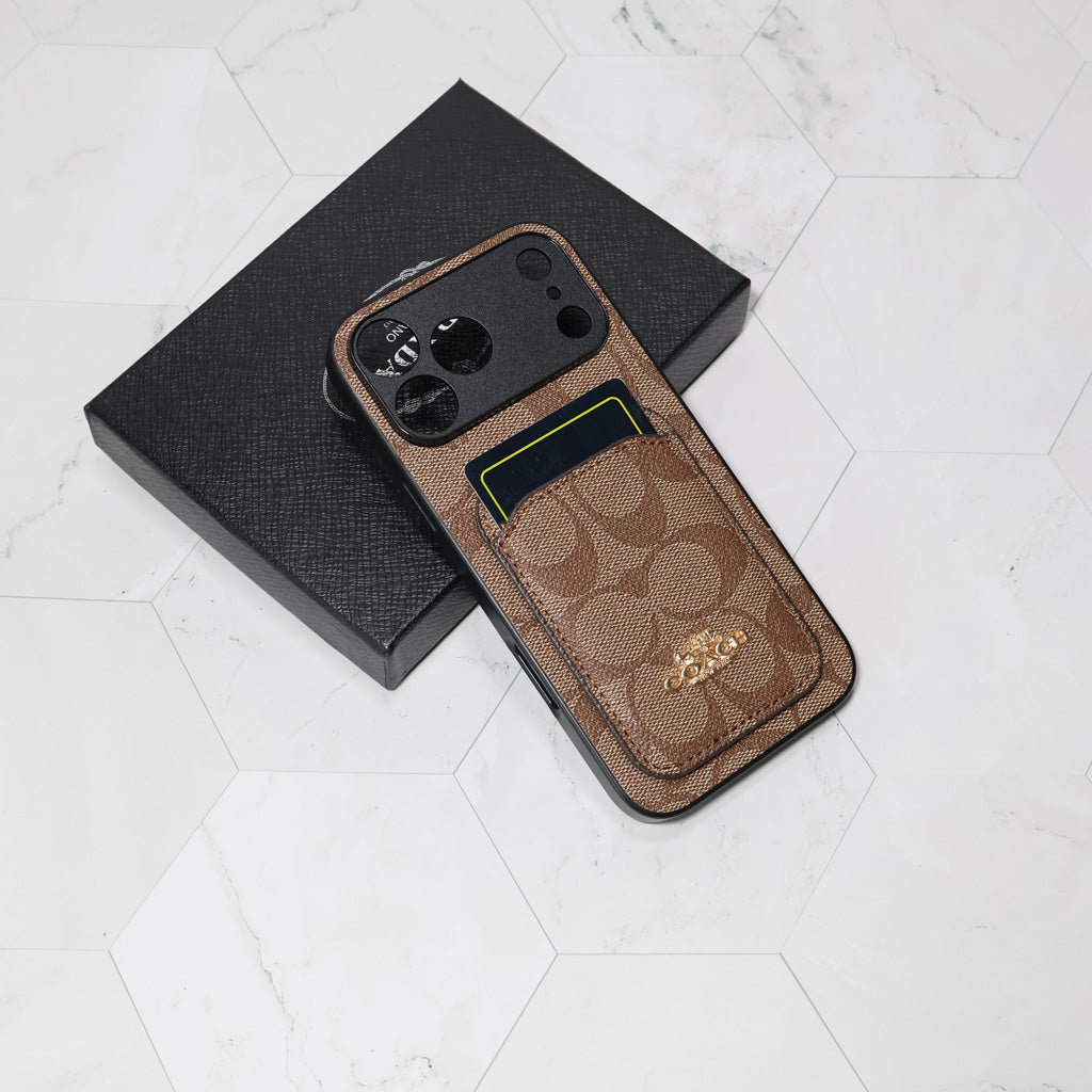 Card Holder Phone Case for iPhone 12-17 Pro Max