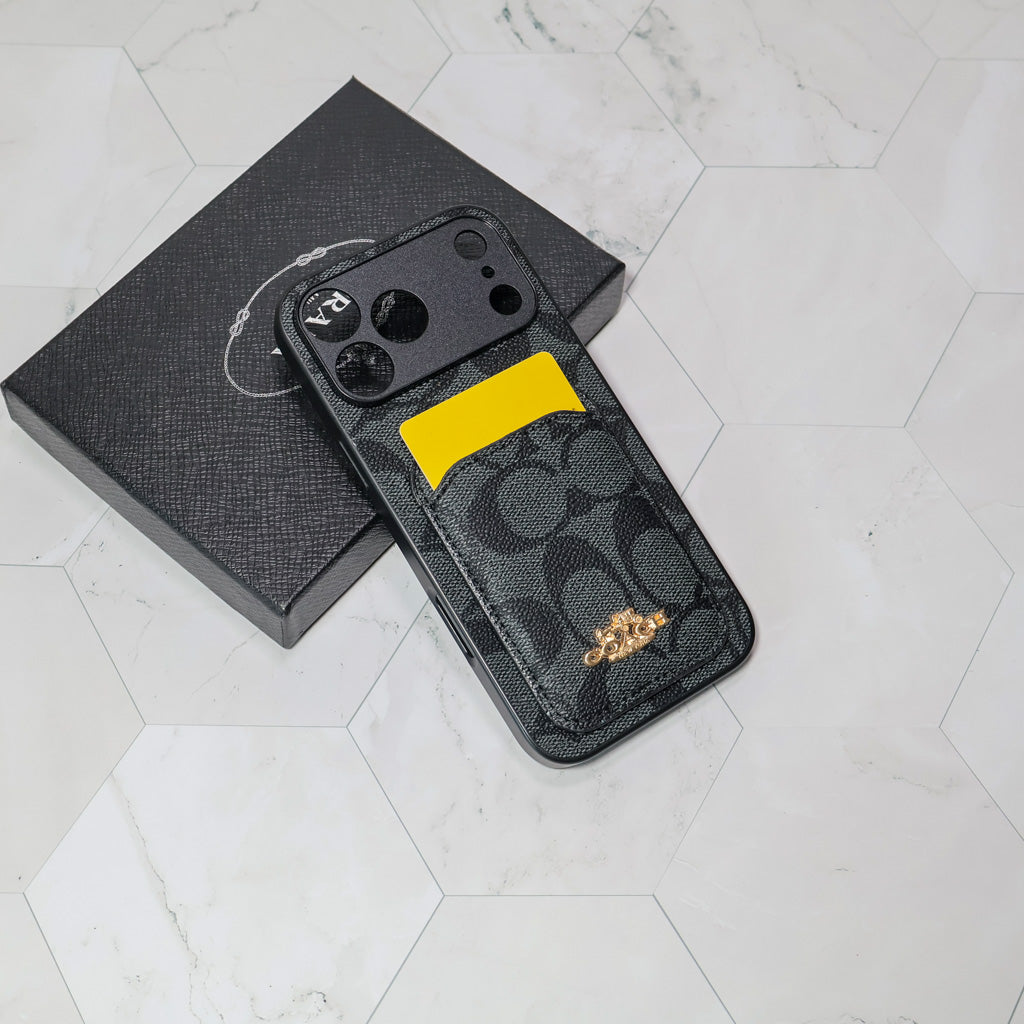 Card Holder Phone Case for iPhone 12-17 Pro Max