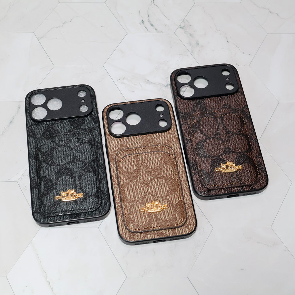 Card Holder Phone Case for iPhone 12-17 Pro Max