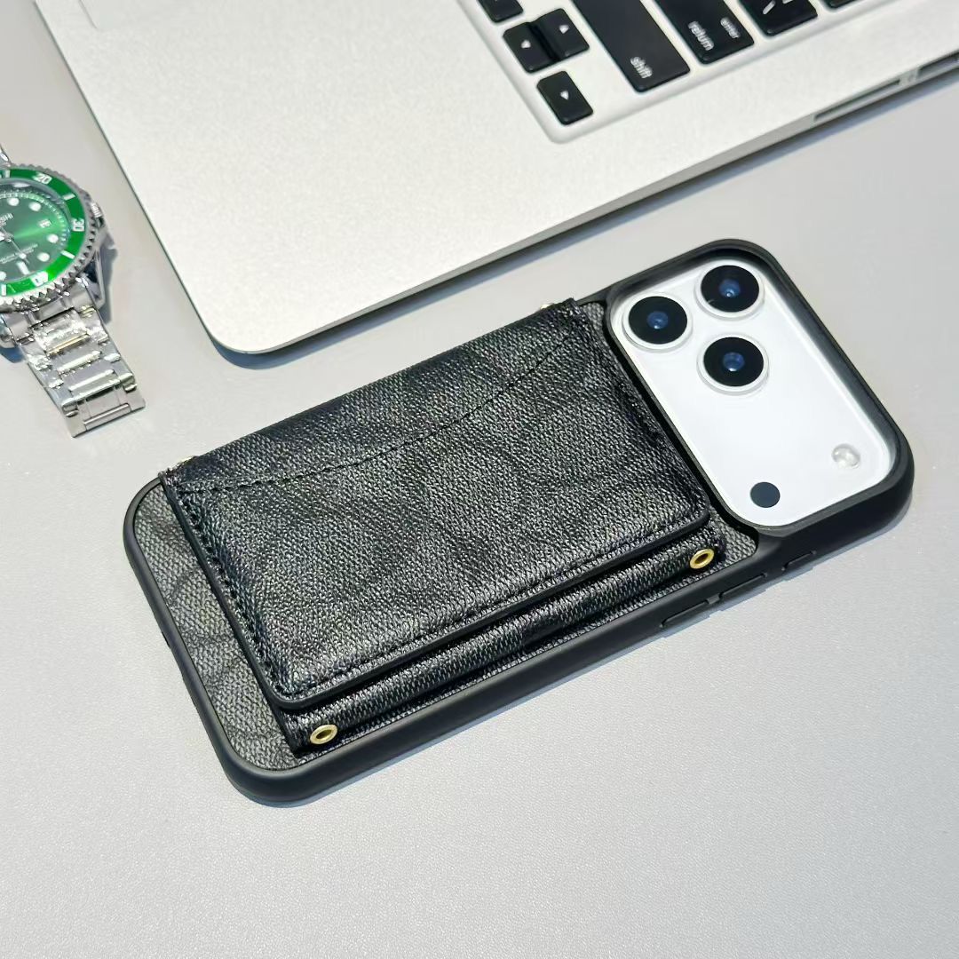 Signature Print Wallet Case For iPhone 17-17 Pro Max