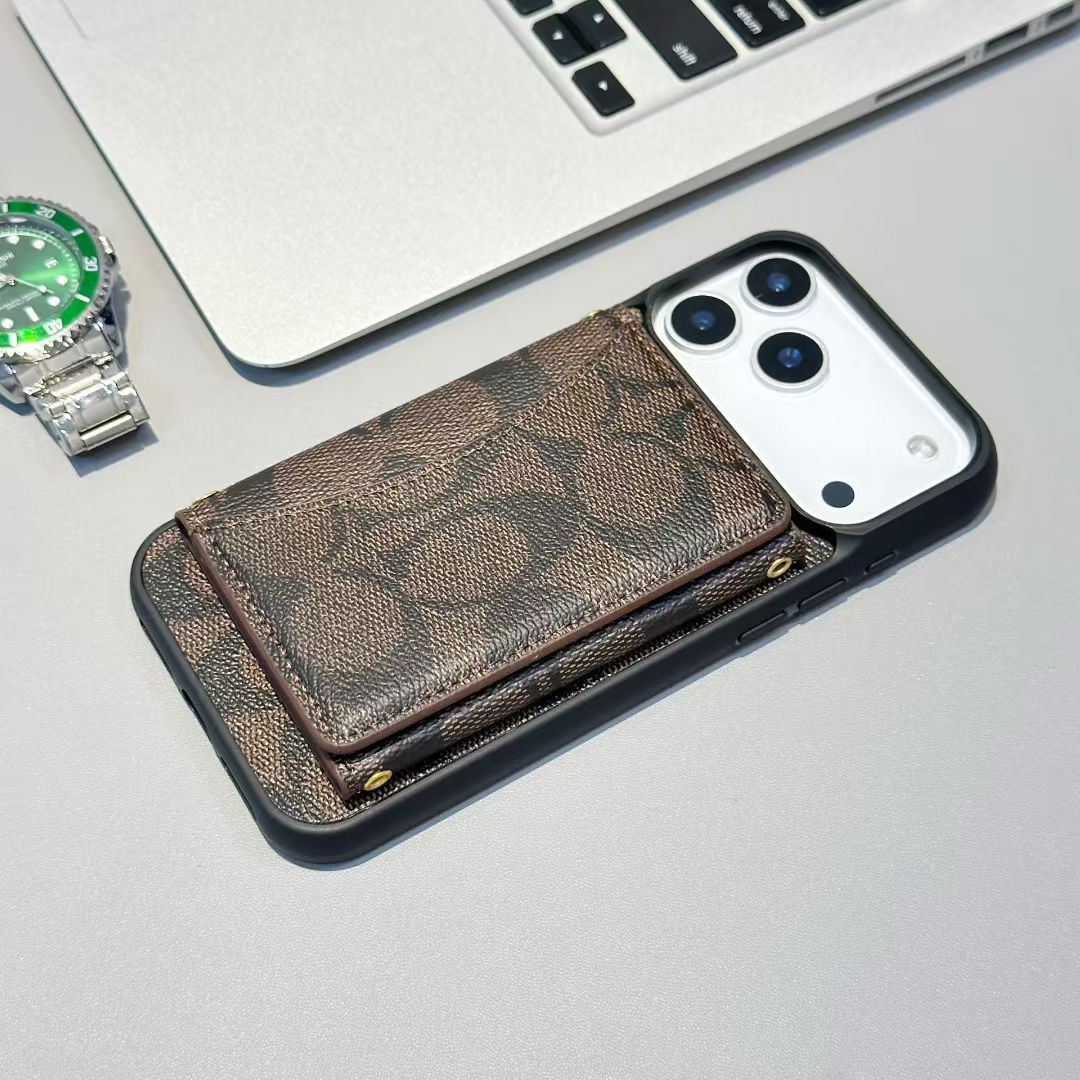 Signature Print Wallet Case For iPhone 17-17 Pro Max