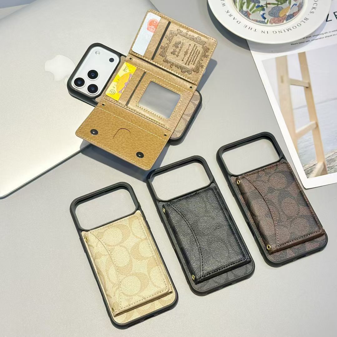 Signature Print Wallet Case For iPhone 17-17 Pro Max