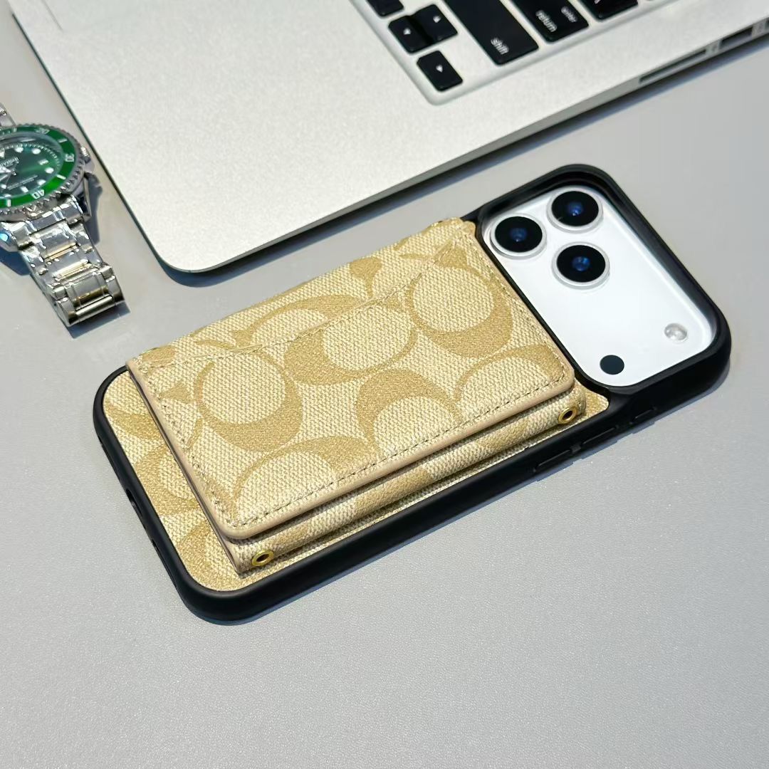 Signature Print Wallet Case For iPhone 17-17 Pro Max