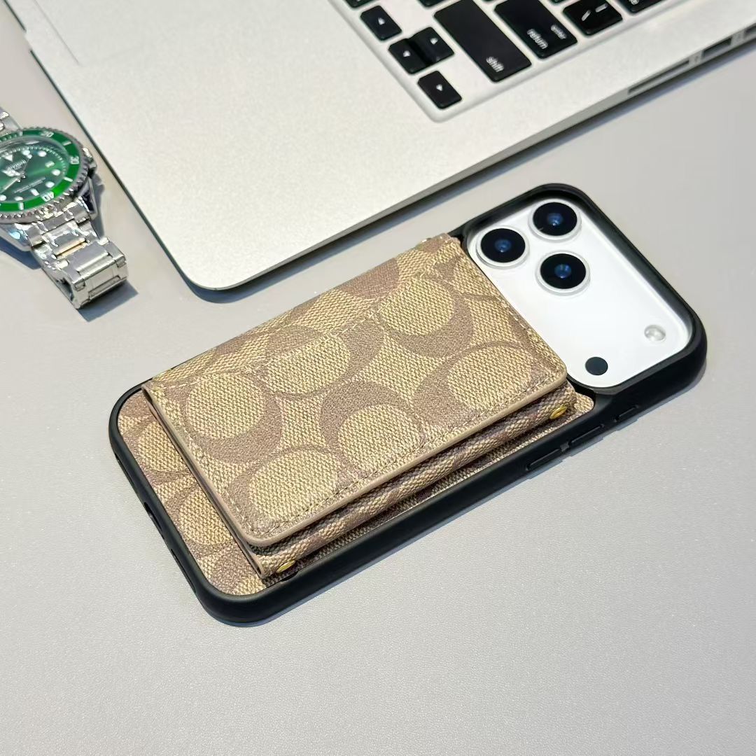 Signature Print Wallet Case For iPhone 17-17 Pro Max