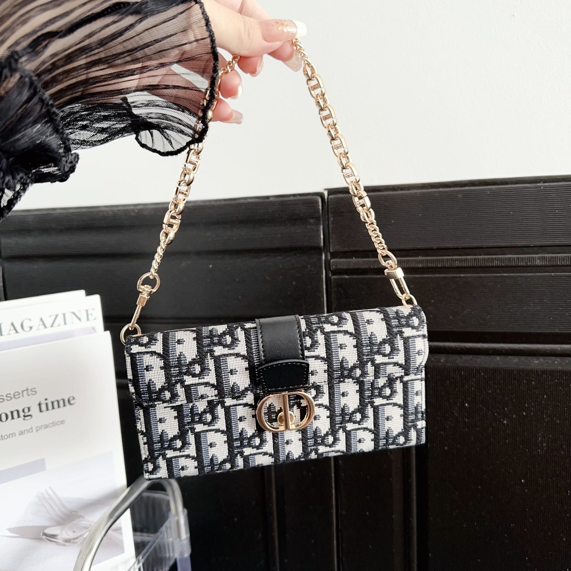 Crossbody Wallet Phone Case With Card Slots & Adjustable Strap For Samsung Galaxy S23-S26 Ultra