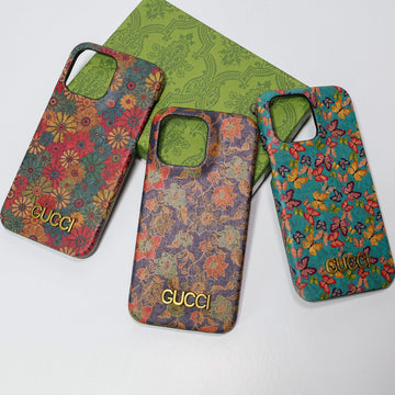 GG Flower Phone Case For iPhone 13-16 Pro Max Plus
