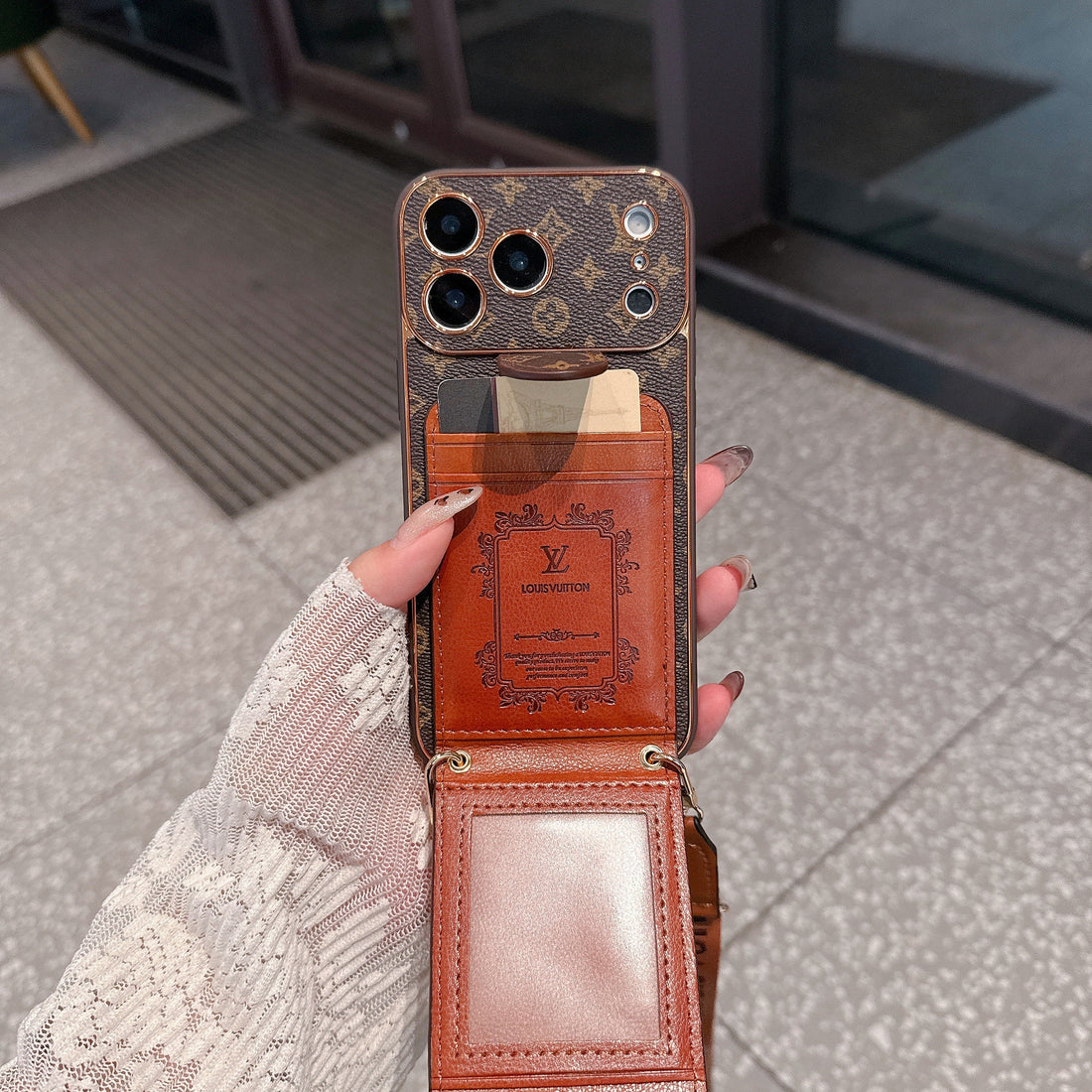 Havana Crossbody Wallet Case for iPhone 15-17 Pro Max
