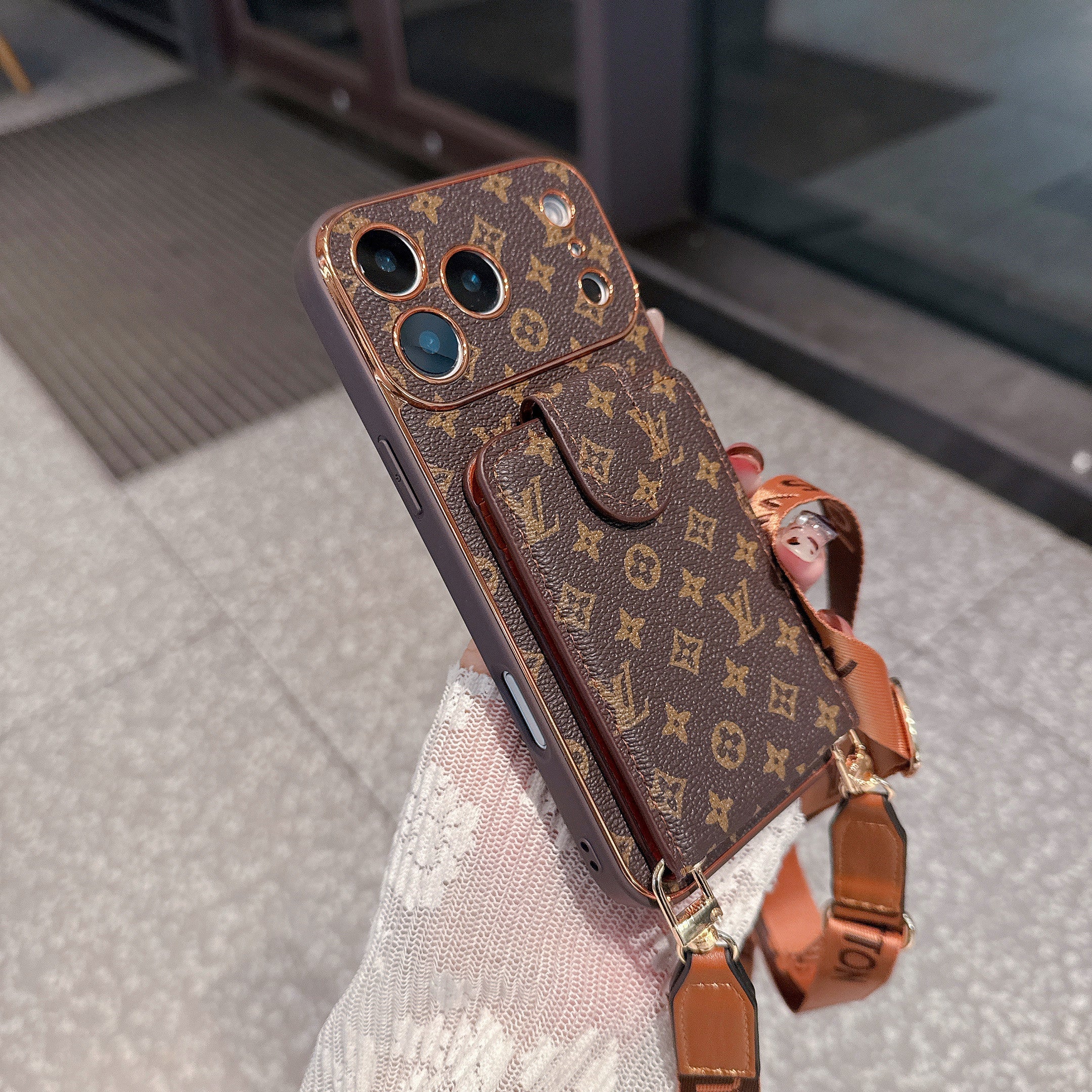 Havana Crossbody Wallet Case for iPhone 15-17 Pro Max