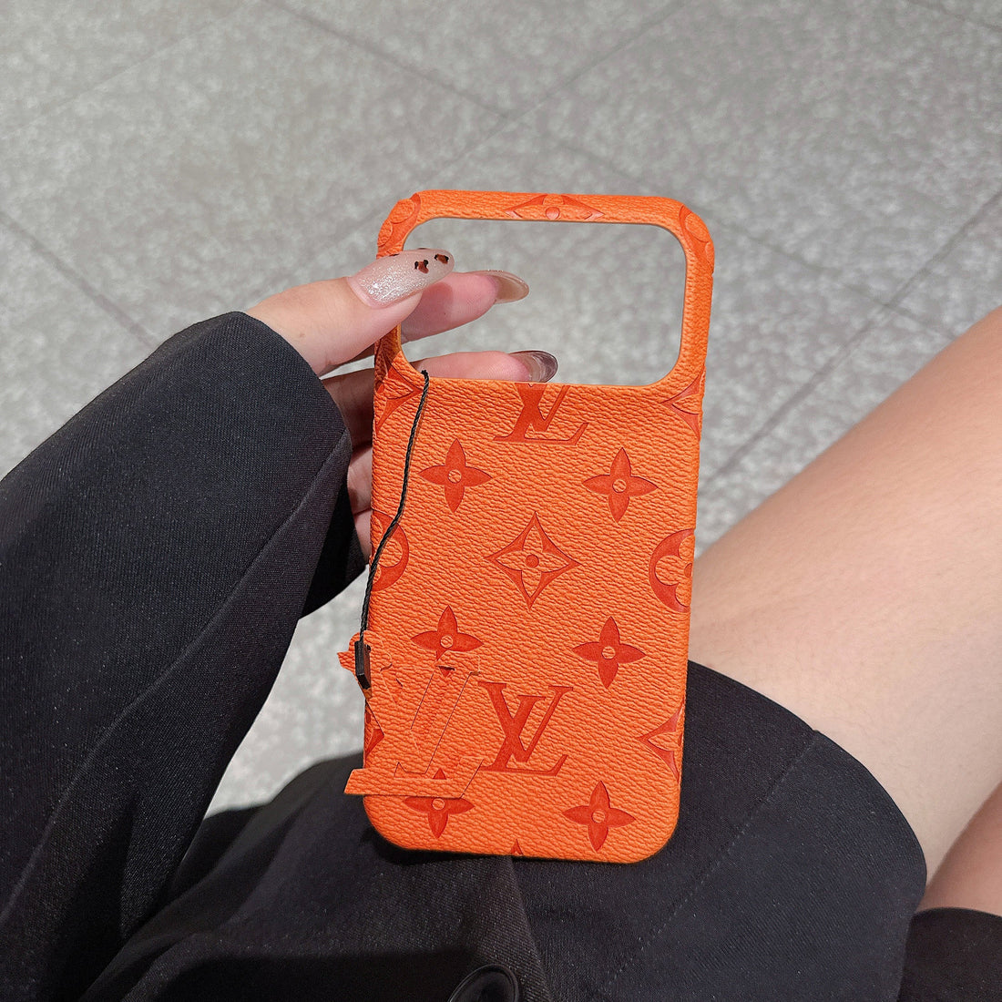 Sunset Wrap Botanical Leather Case for iPhone 15-17 Pro Max