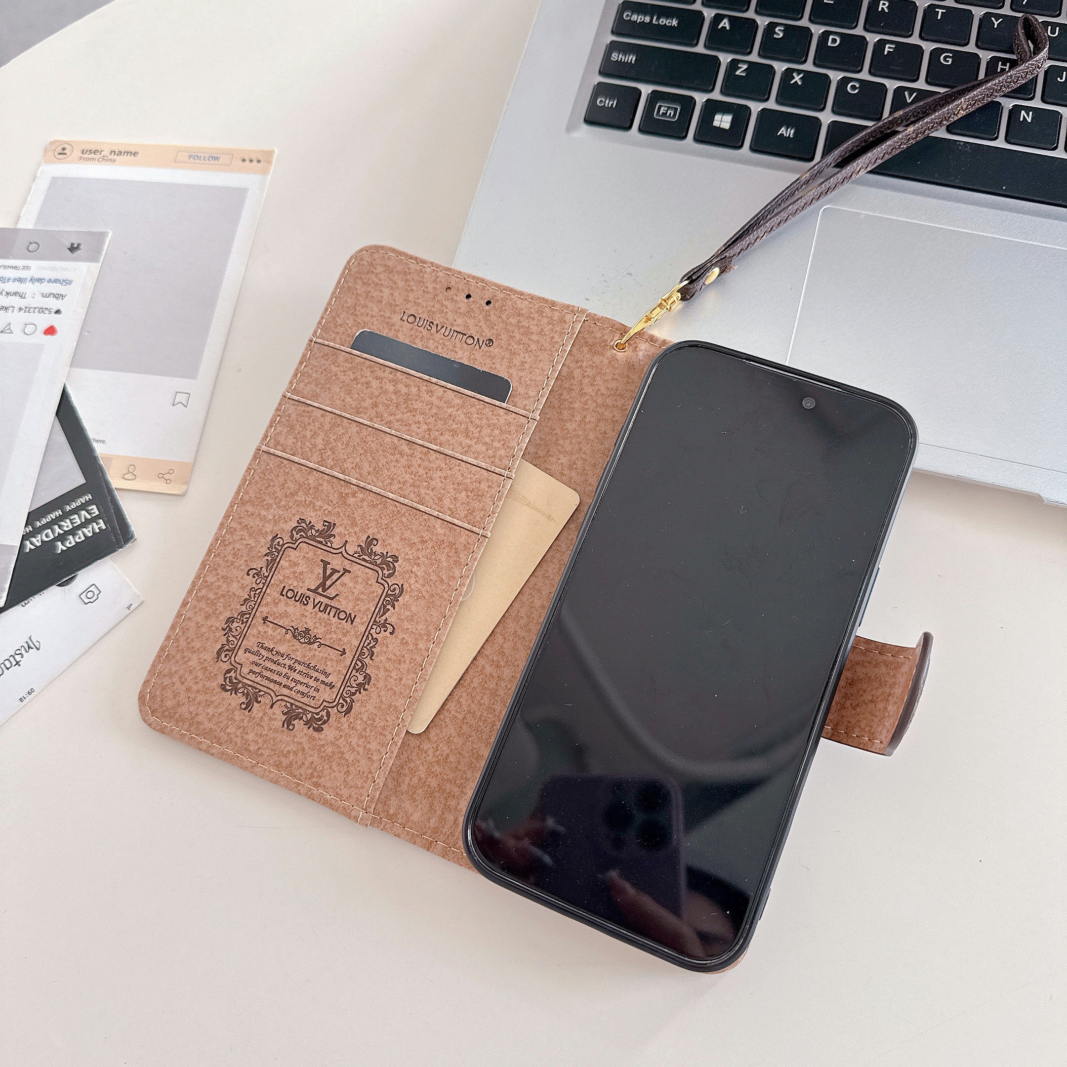 Heritage Folio Wallet Case for iPhone 15-17 Pro Max