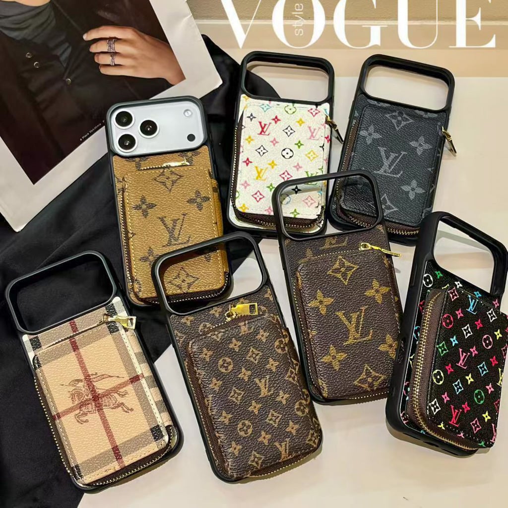 LV Zipped Wallet Phone Case For iPhone 17 Pro Max