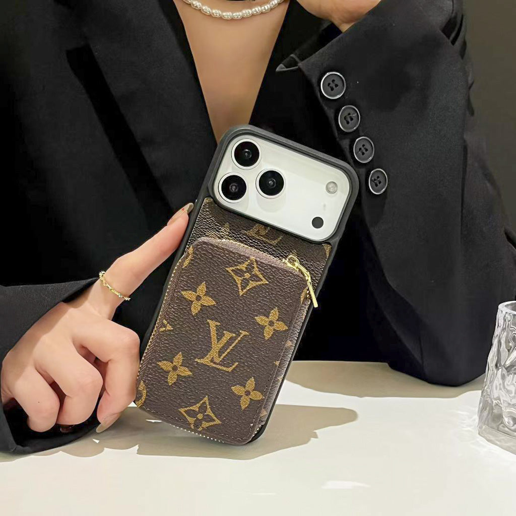 LV Zipped Wallet Phone Case For iPhone 17 Pro Max