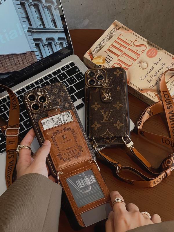 Luxury Leather Crossbody Case With Detachable Belt For iPhone 15-17 Pro Max