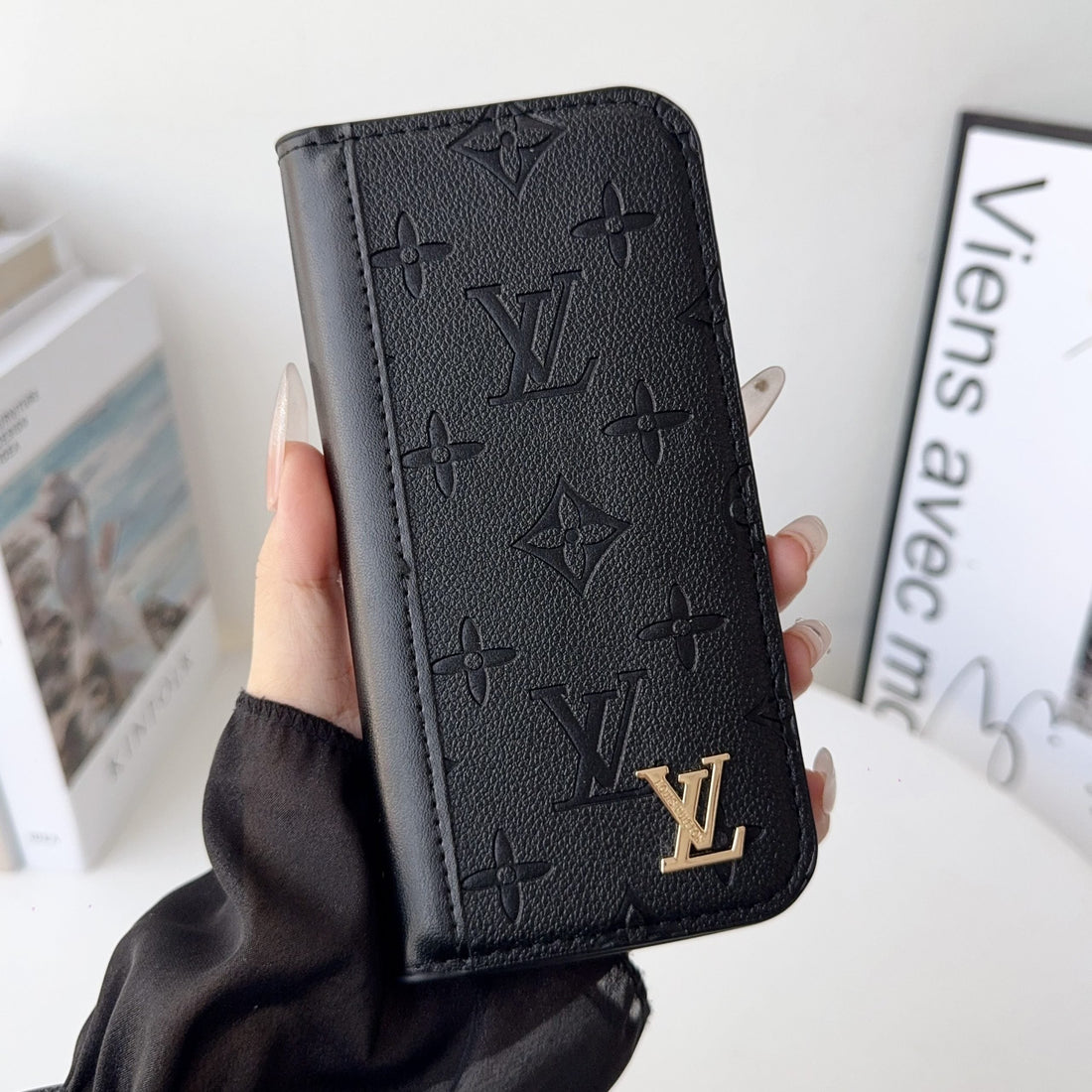 Louis V Folio Wallet Case With Card Slots For iPhone 17 Series