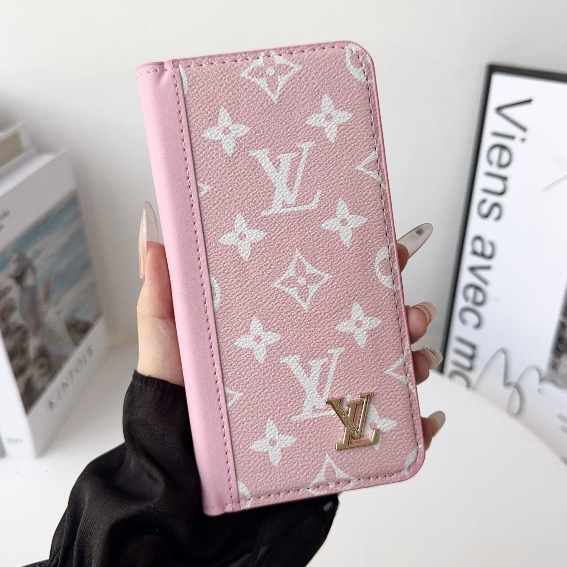 Louis V Folio Wallet Case With Card Slots For iPhone 17 Series