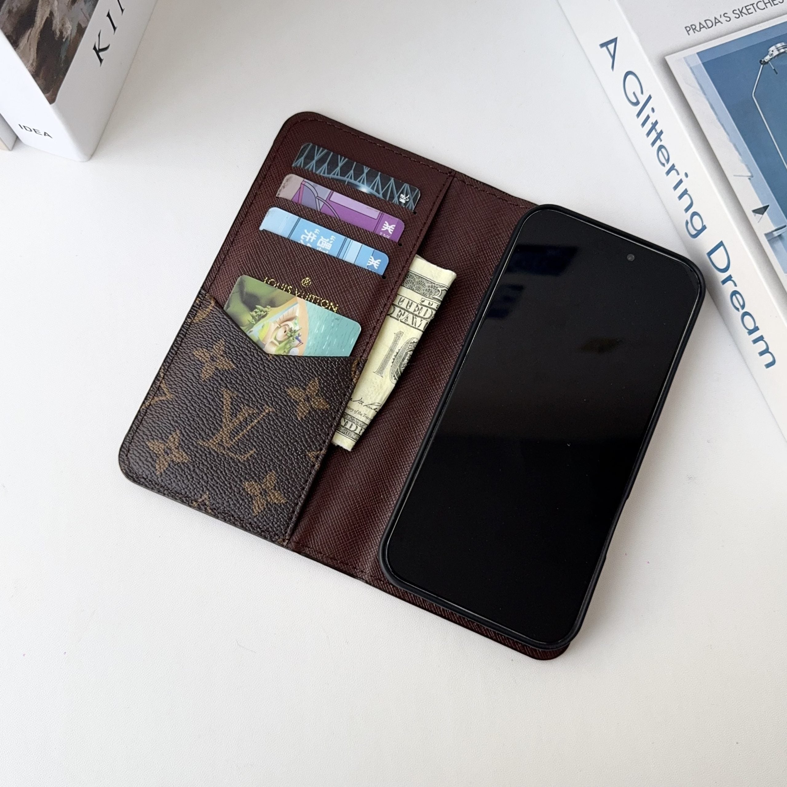 Louis V Folio Wallet Case With Card Slots For iPhone 17 Series