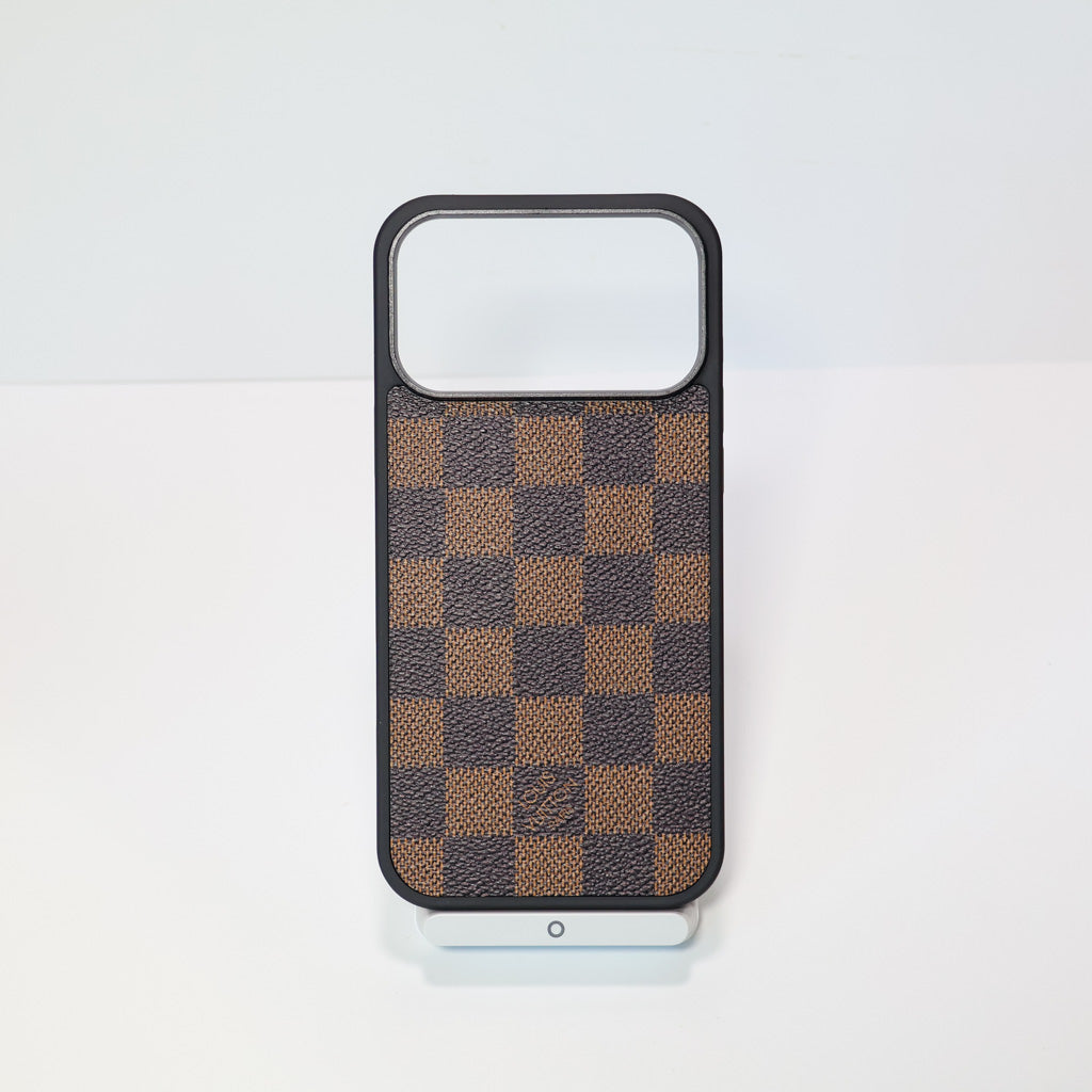 Classic LV Leather Phone Case For iPhone 17 Series
