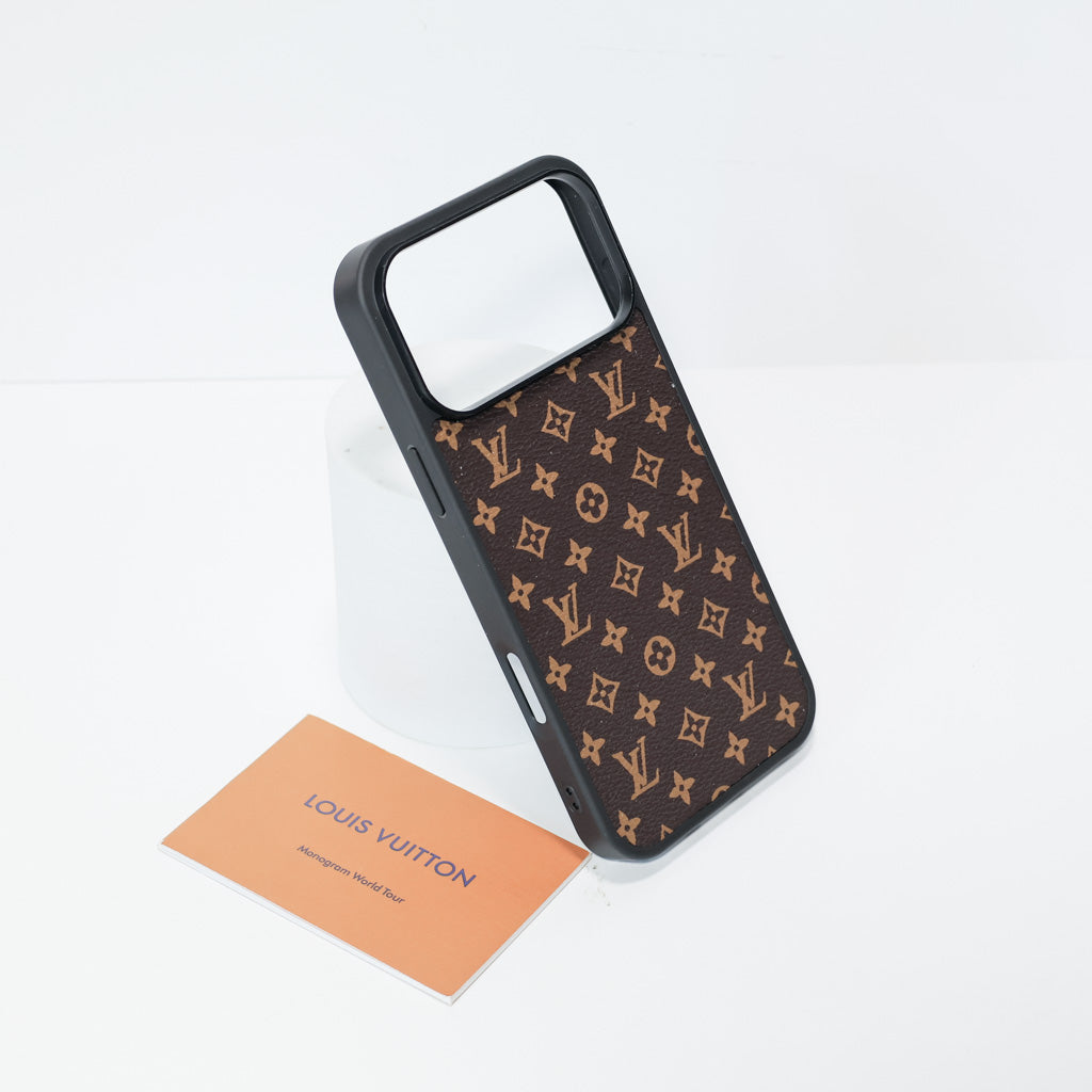 Classic LV Leather Phone Case For iPhone 17 Series