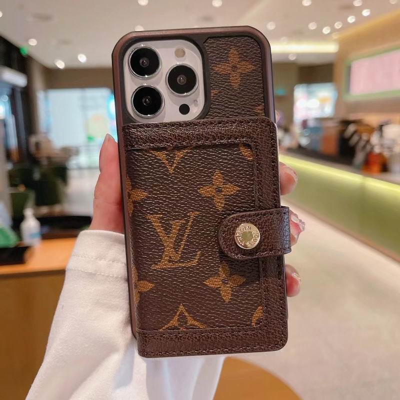 Designer Card Slot Wallet Case for iPhone 12-16 Pro Max Plus