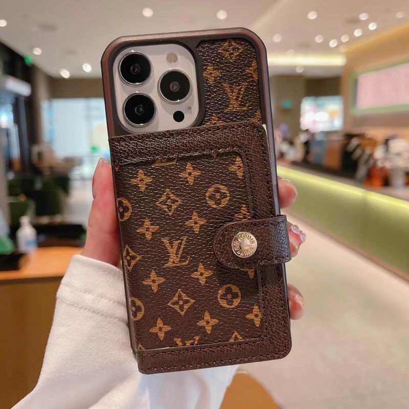 Designer Card Slot Wallet Case for iPhone 12-16 Pro Max Plus