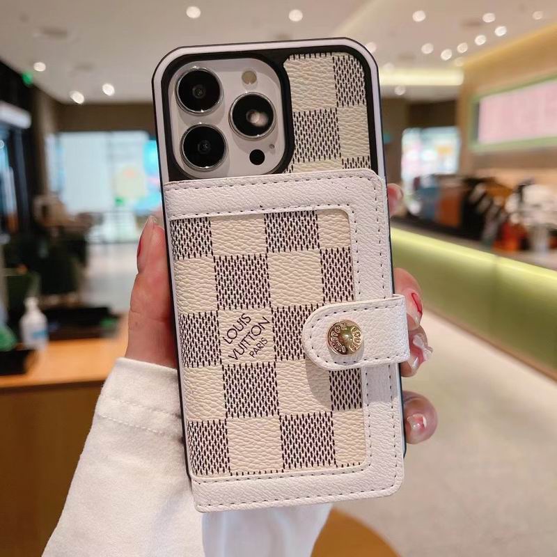 Designer Card Slot Wallet Case for iPhone 12-16 Pro Max Plus
