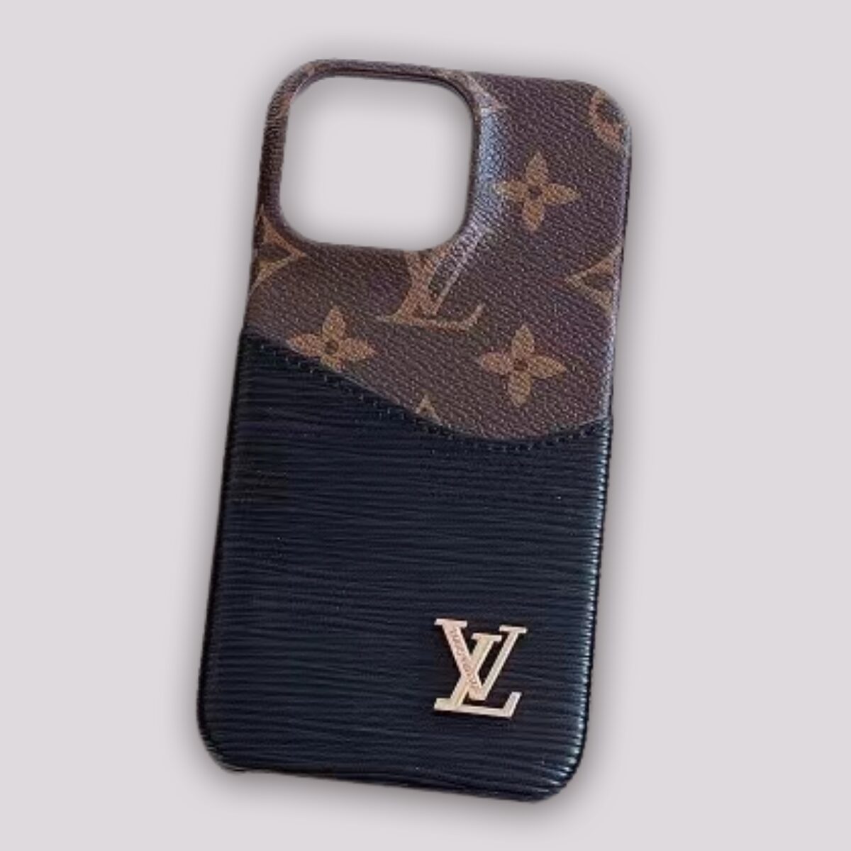 Louis Vuitton Pattern Card Holder Case For iPhone 14 Pro Max
