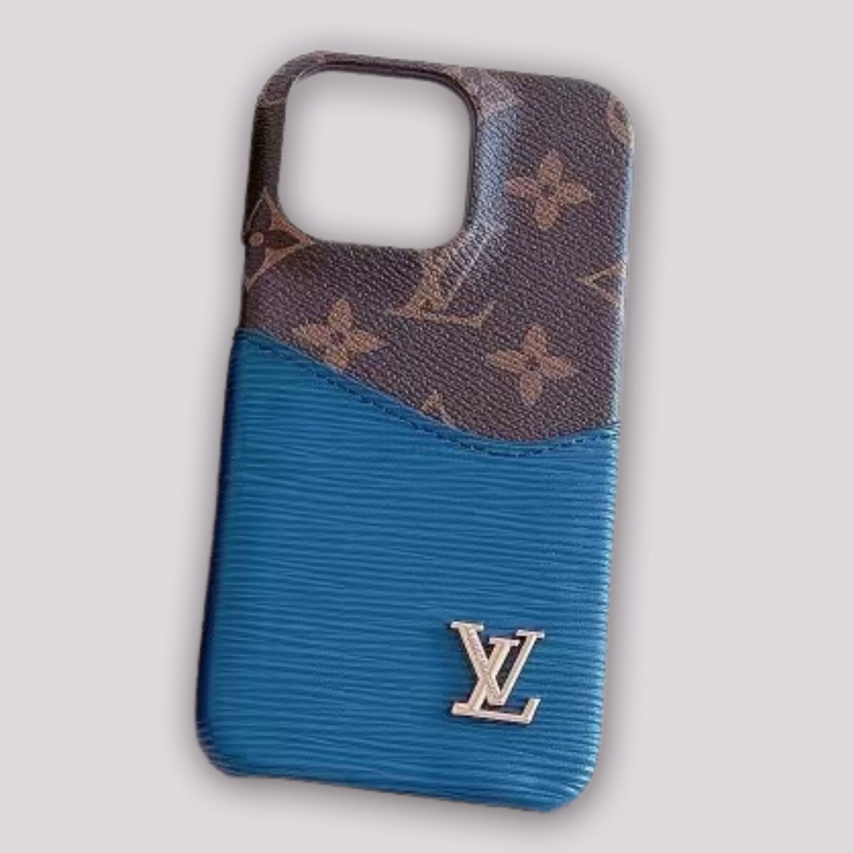Louis Vuitton Pattern Card Holder Case For iPhone 14 Pro Max