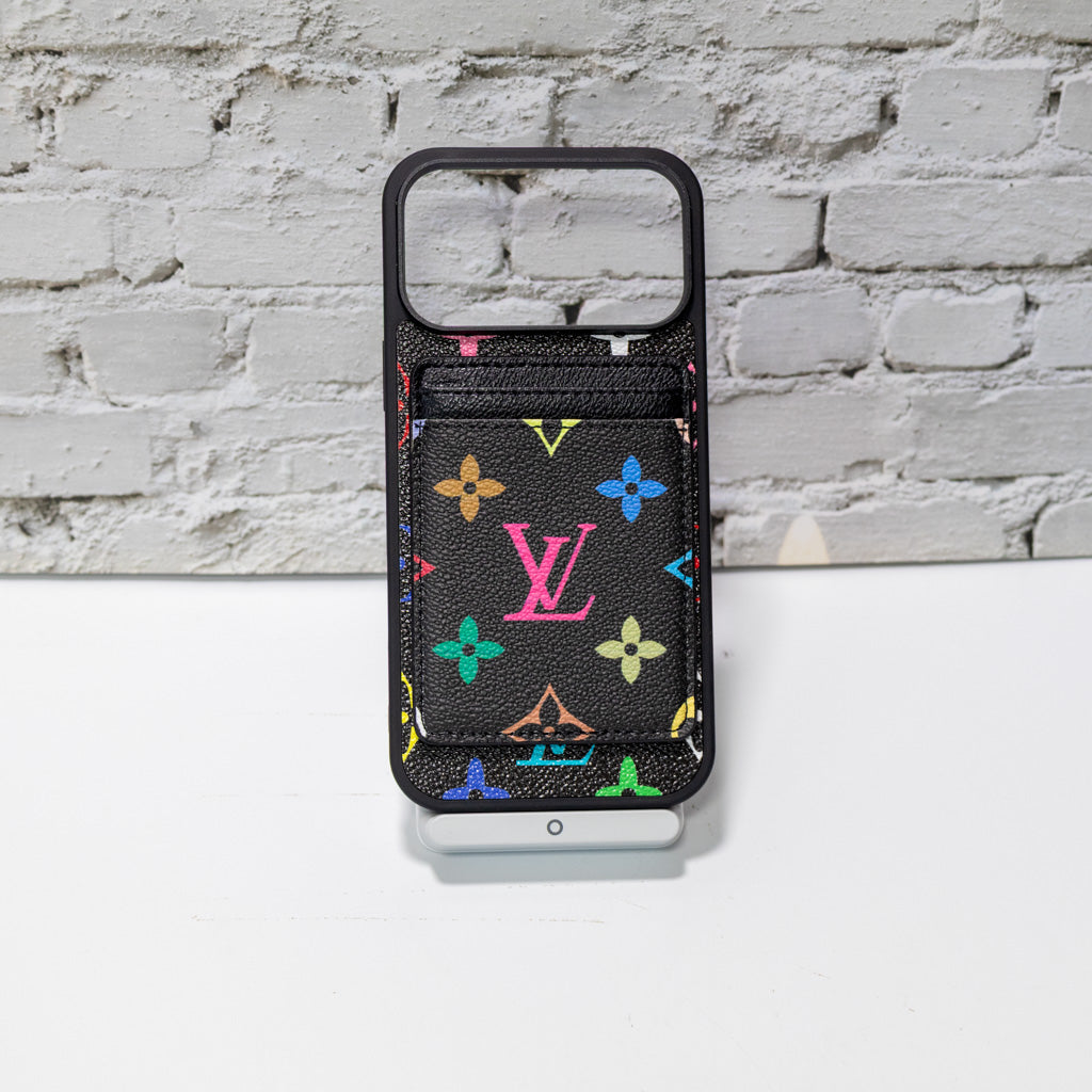 Lv Magsafe Phone Case With Magnet Card Holder For iPhone 17-17 Pro Max