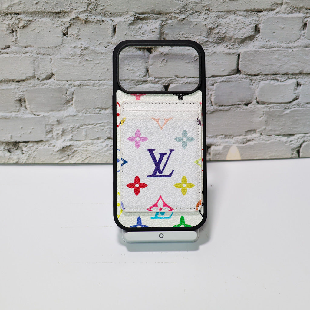 Lv Magsafe Phone Case With Magnet Card Holder For iPhone 17-17 Pro Max