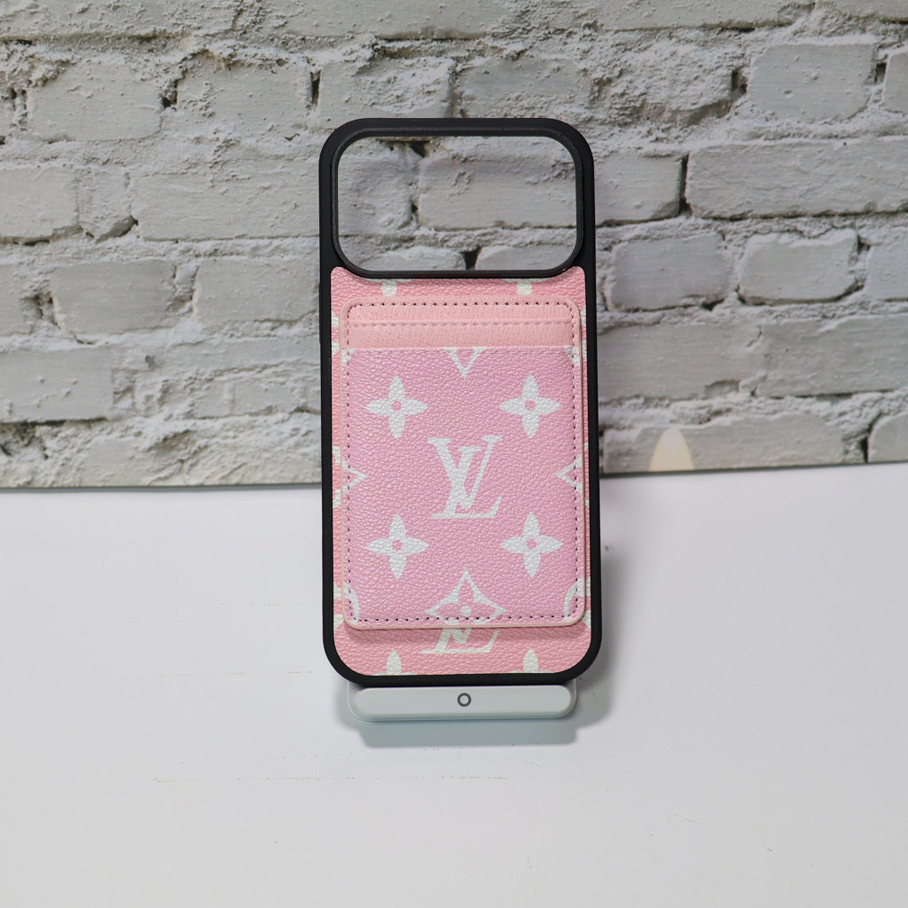 Lv Magsafe Phone Case With Magnet Card Holder For iPhone 17-17 Pro Max
