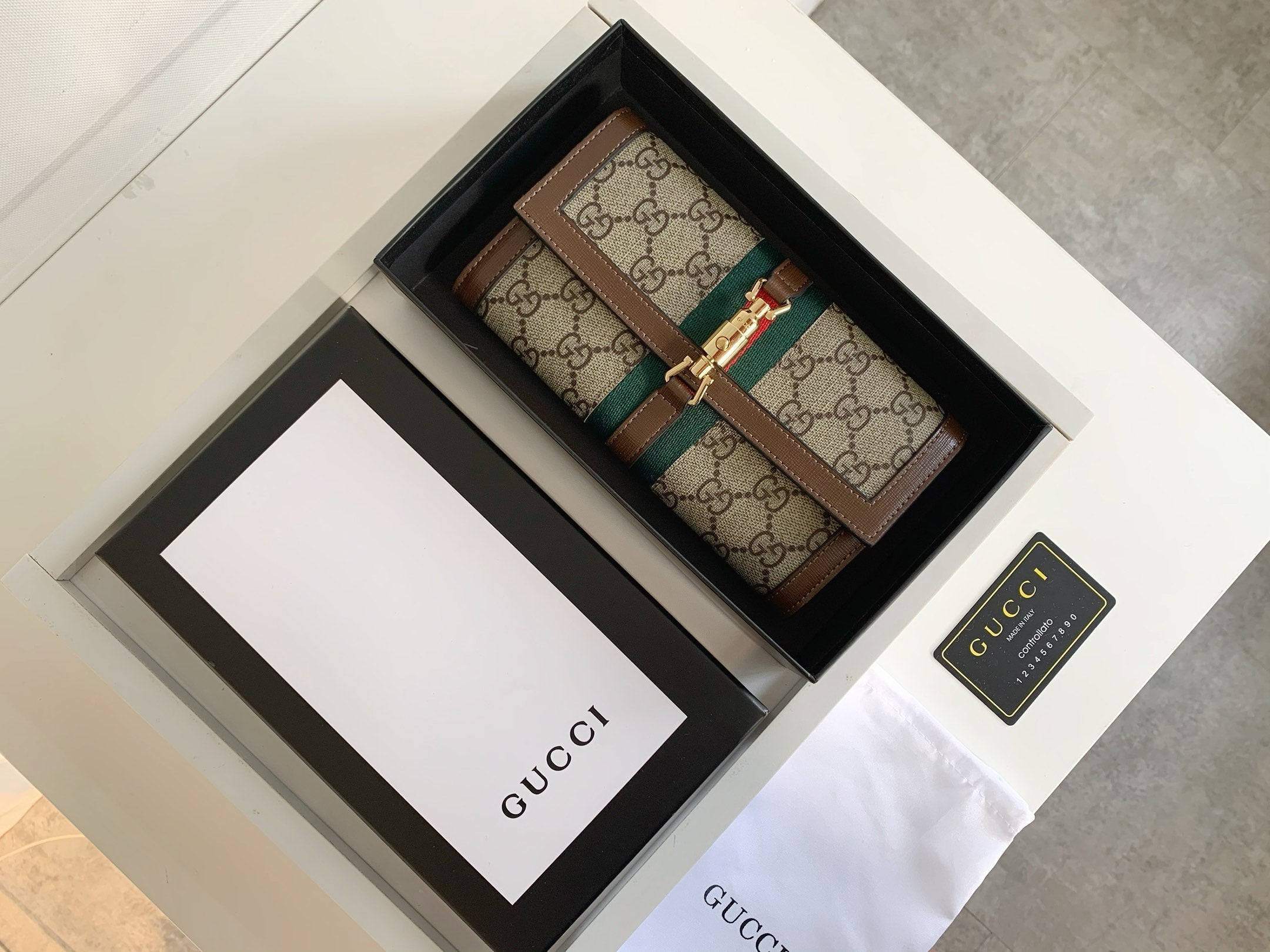 Canvas Chain Wallet Bag With Card Slots