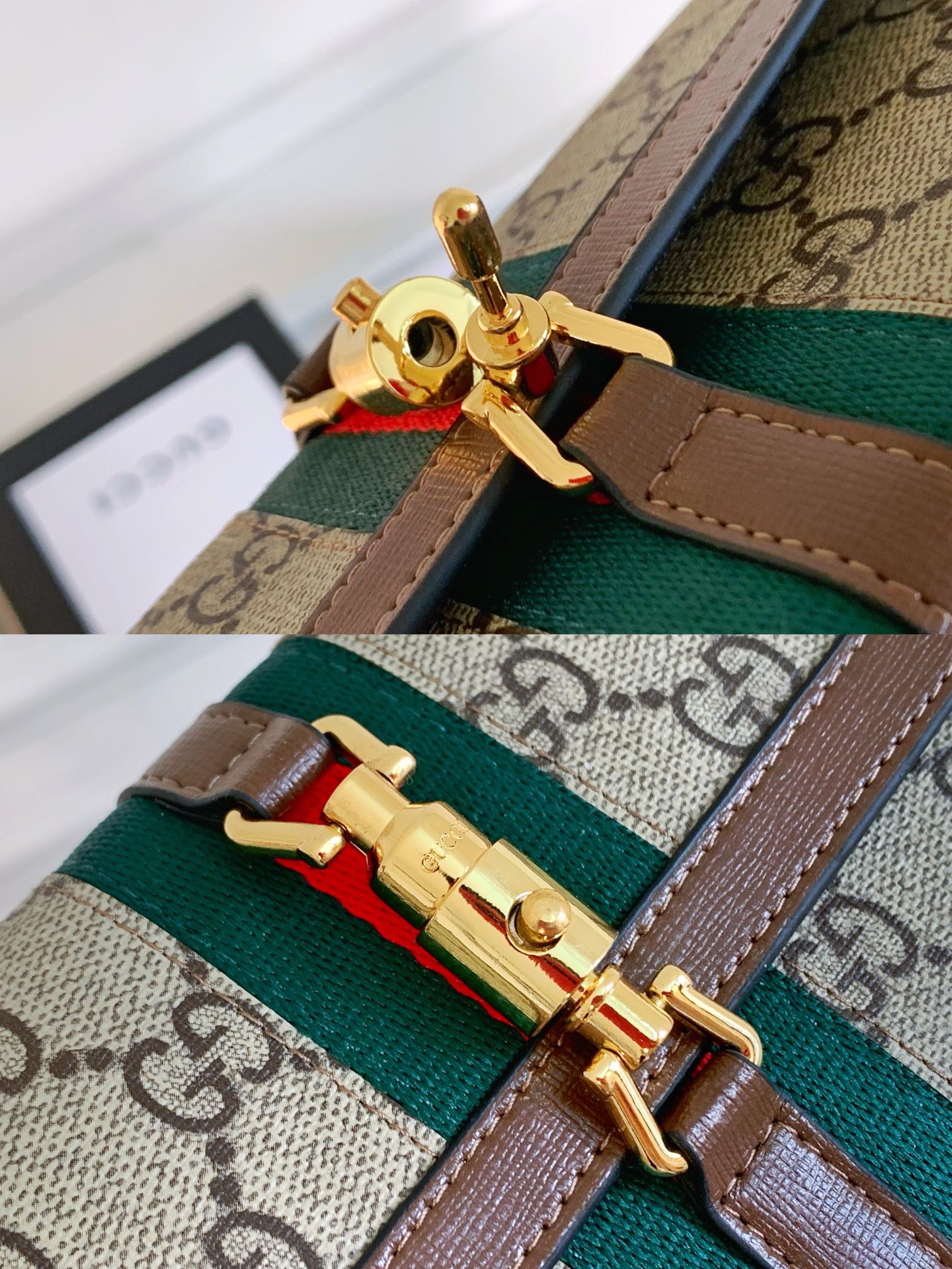 Canvas Chain Wallet Bag With Card Slots