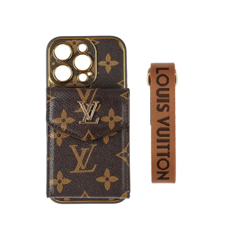Classic Luxury Card Holder Case For iPhone 14-17 Pro Max