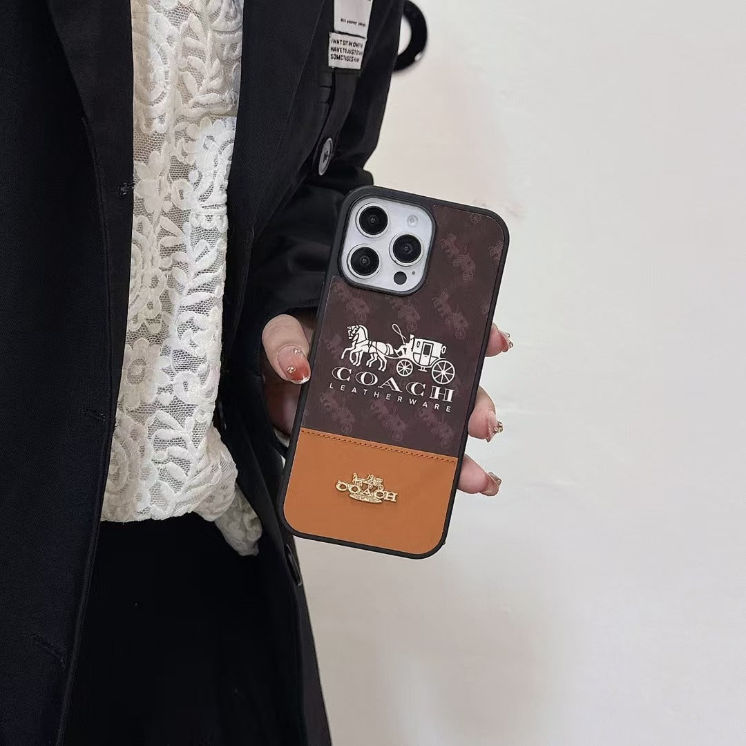 Color Block Print iPhone Case For iPhone 14-17 Pro Max