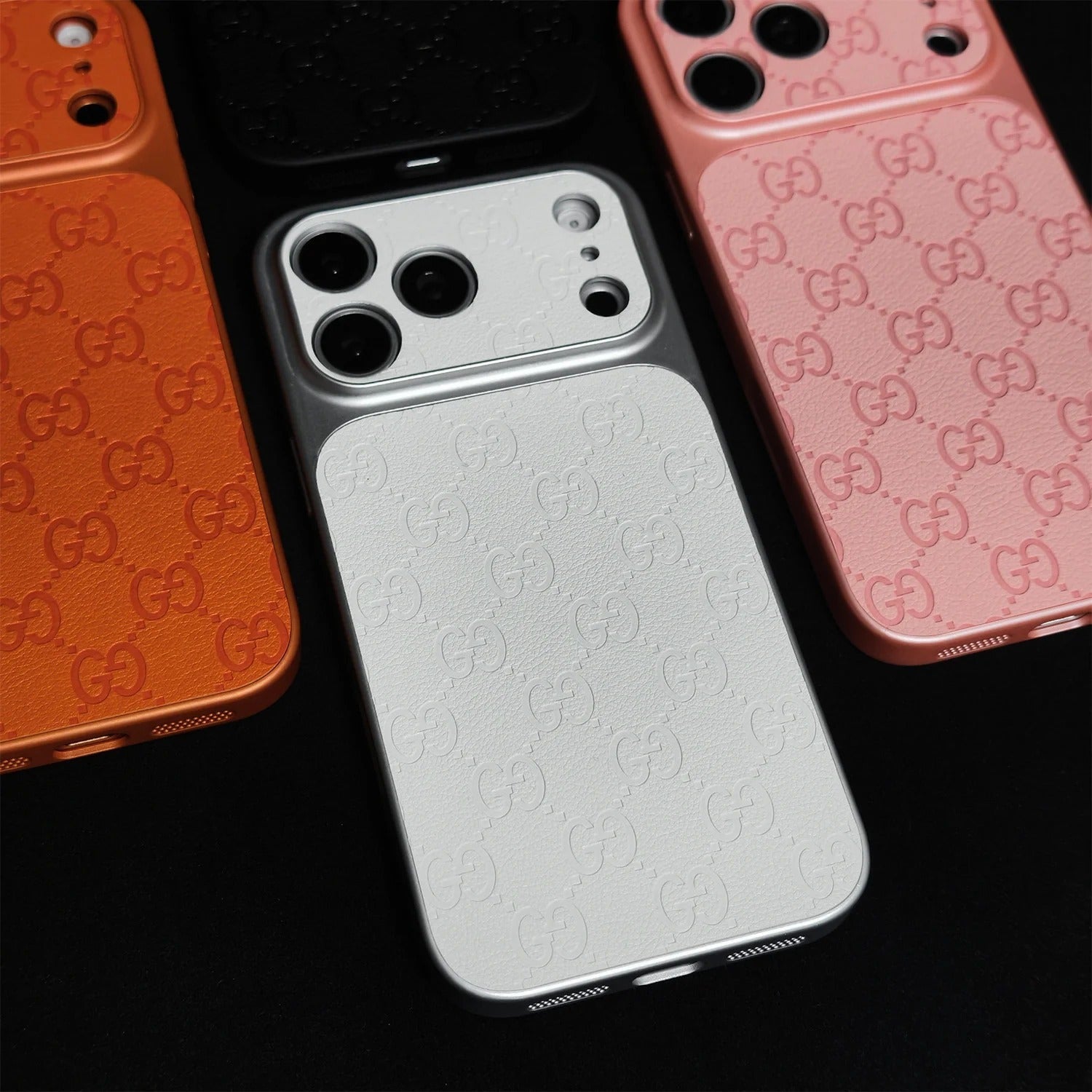 GG Monogram iPhone Case For iPhone 15-17 Pro Max