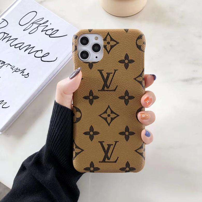 Black Checkered Synthetic Leather Case With Wallet For iPhone 11-17 Pro Max