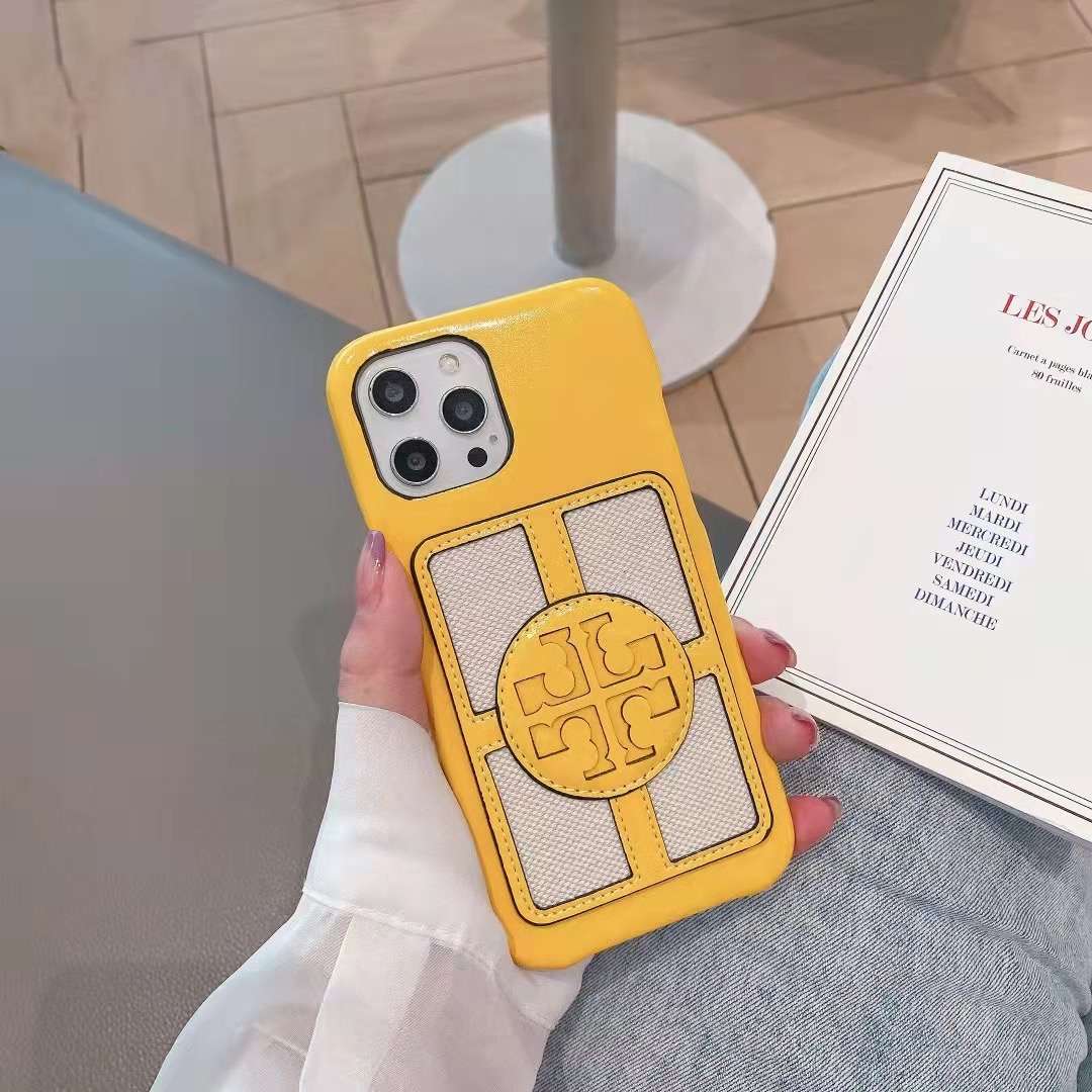 Stamped Textured Leather Case For iPhone 11-14 Pro Max