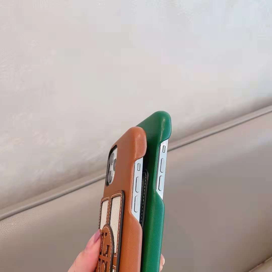 Stamped Textured Leather Case For iPhone 11-14 Pro Max