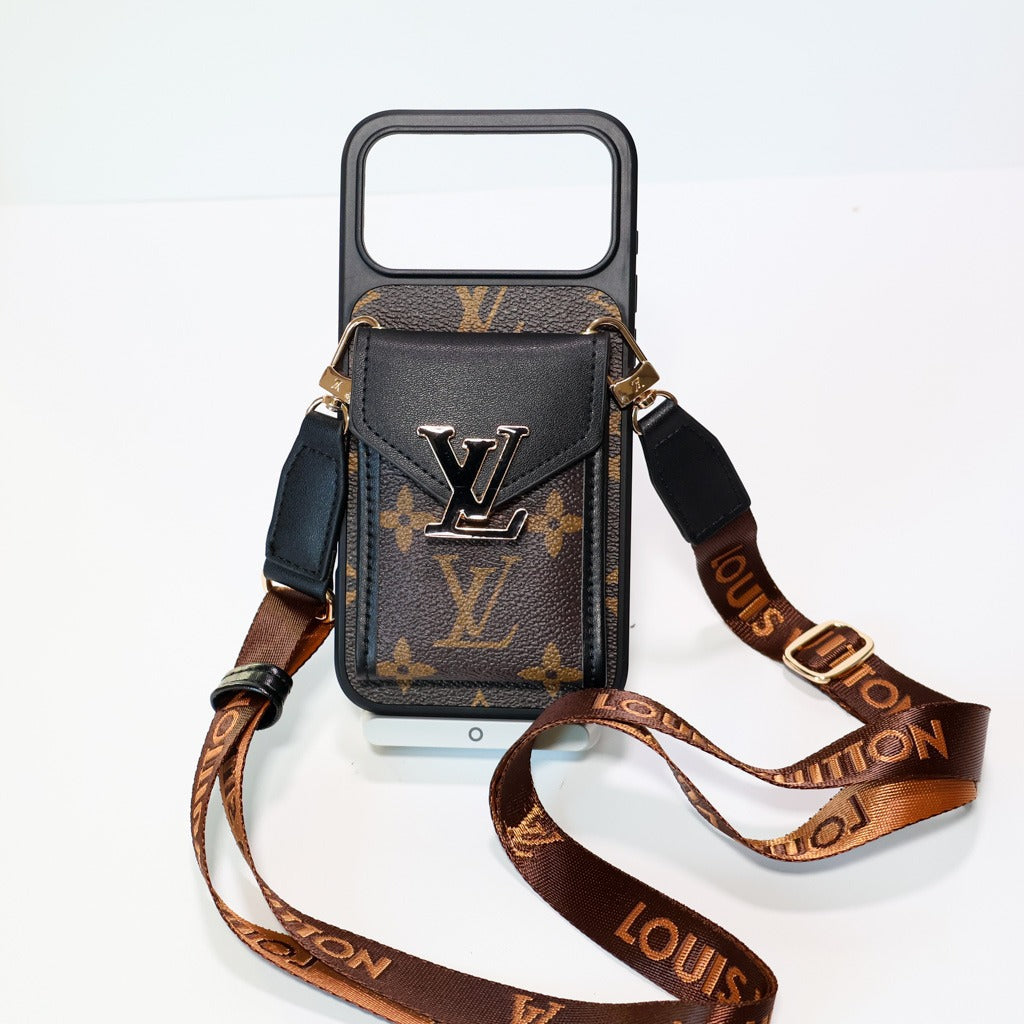 Crossbody iPhone Case With Card Holder For iPhone 14-17 Pro Max