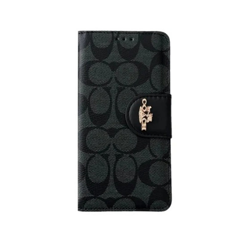 Leather Flip iPhone Case With Card Holder For iPhone 14-17 Pro Max
