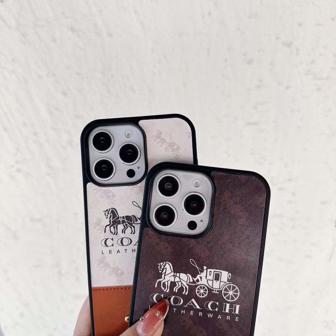 Color Block Print iPhone Case For iPhone 14-17 Pro Max