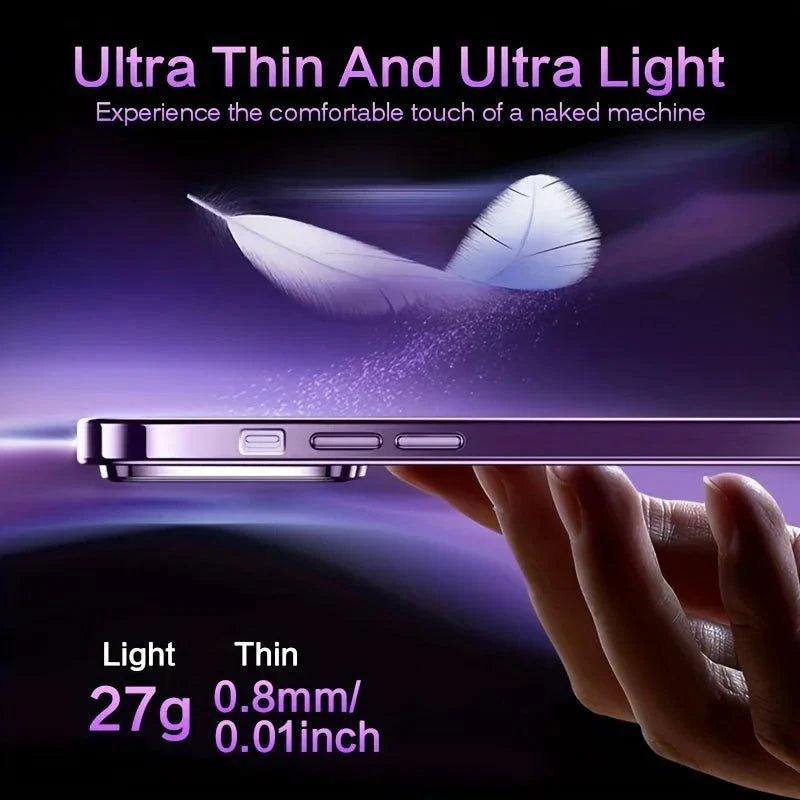 Clear Luxury Magnetic Magsafe Case for iPhone 13-15 Pro Max